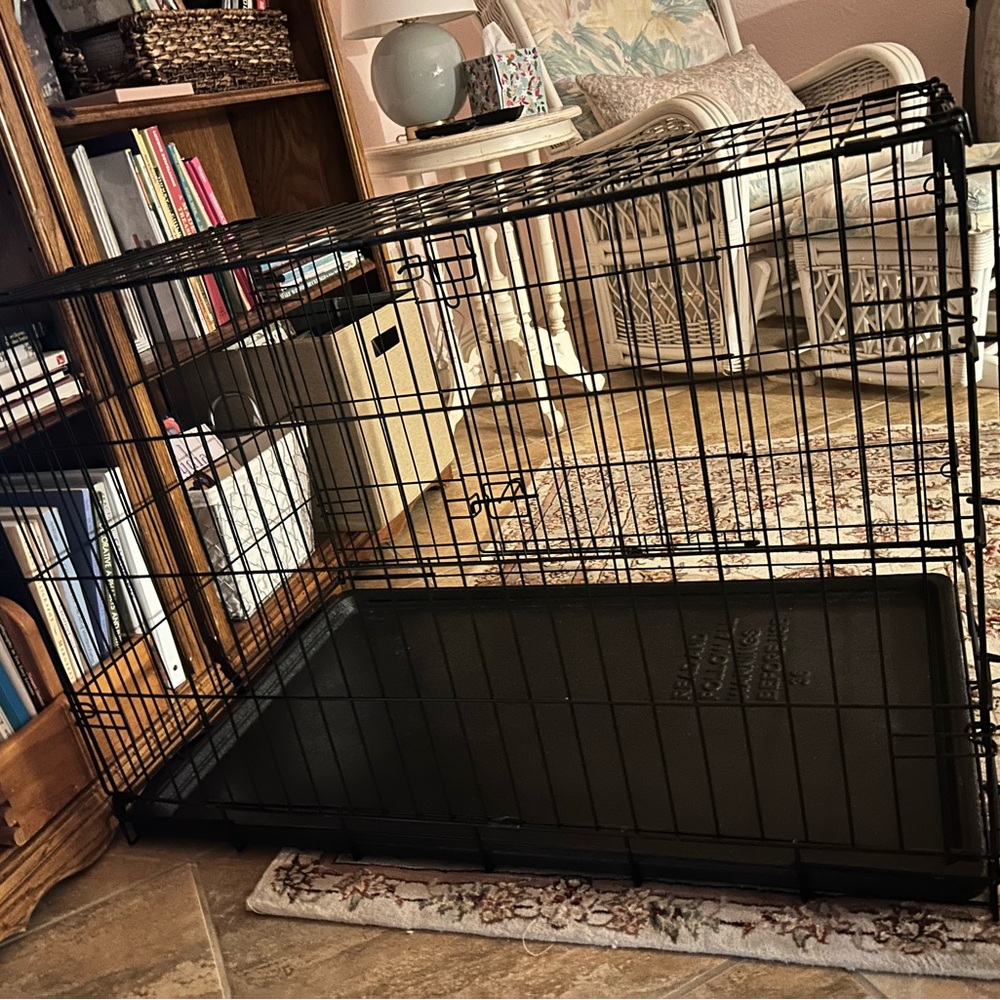 Black Wire Pet Cage